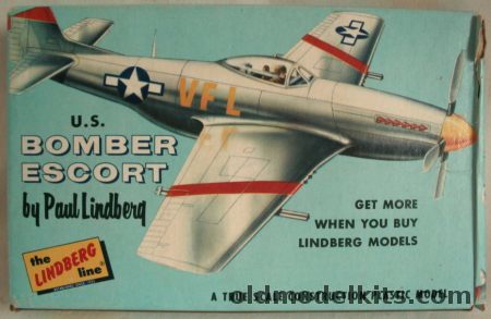 Lindberg 1/72 US Bomber Escort P-51D Mustang, 588-50 plastic model kit